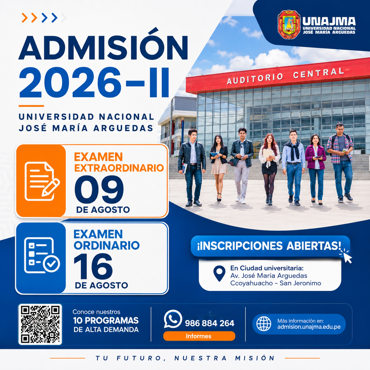 Admisión UNAJMA